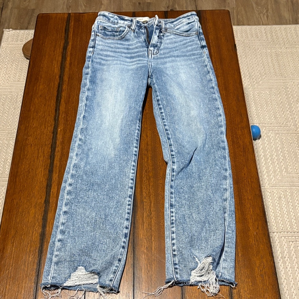 Distressed BKE Blue Women's Jeans